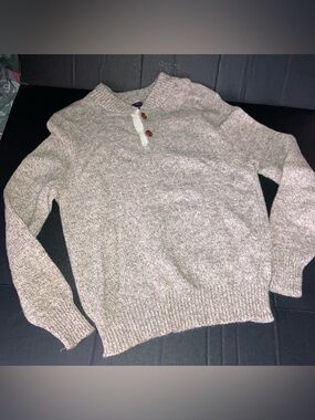 Men's  Sweater with Button Placket